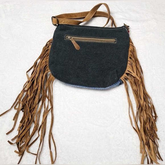 Myra Purse/Bag with Fringe - Picture 2 of 3
